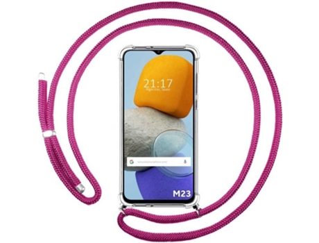 Carcasa para Samsung Galaxy M23 5G TUMUNDOSMARTPHONE Colgante Rosa