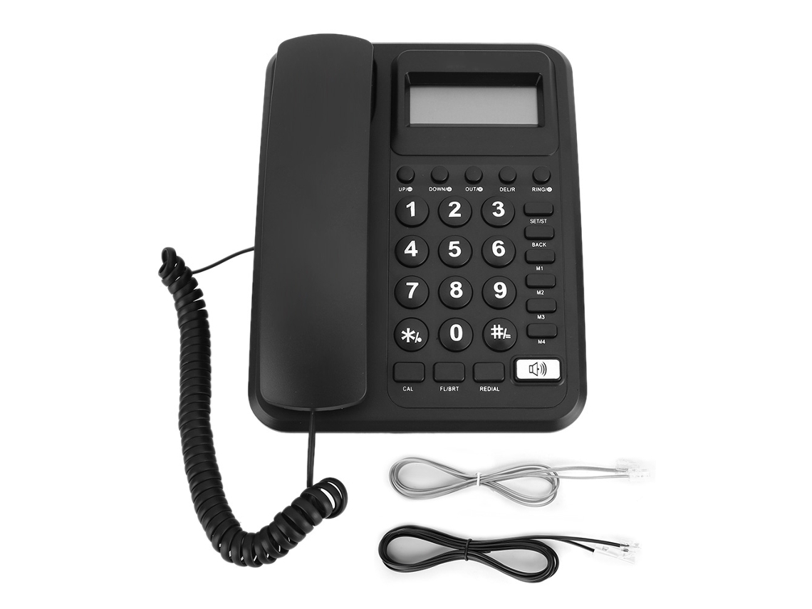 Teléfono sin batería, identificador de llamadas, línea telefónica del Reino Unido
