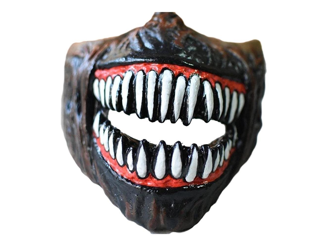 KKPM - Máscaras de Halloween para rostro de látex: Diseño facial de zombi y terrorífico
