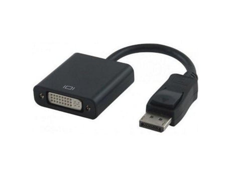 L-Link Ll-1224 Displayport Dvi Adaptador de cable de video negro