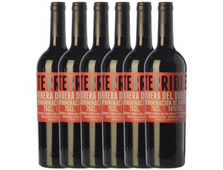 Vino TERRIBLE Terrible Tempranillo Ribera Del Duero Roble (0.75 L - 6 unidades)