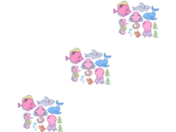 Juego de 30 pegatinas antideslizantes de peces marinos de colores para baño. Decoración creativa y segura. Slowmoose