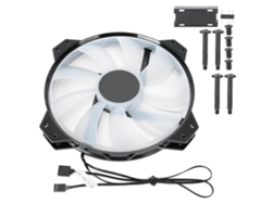 Ventilador De Chasis Rgb Direccionable Interfaz De 3 Pines Disipación De Calor 20 Cm Argb-5v