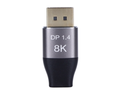 Adaptador Mini Dp Para Dp 8k 60hz 2-way Conversor Hd Compatível Com Monitor Computador