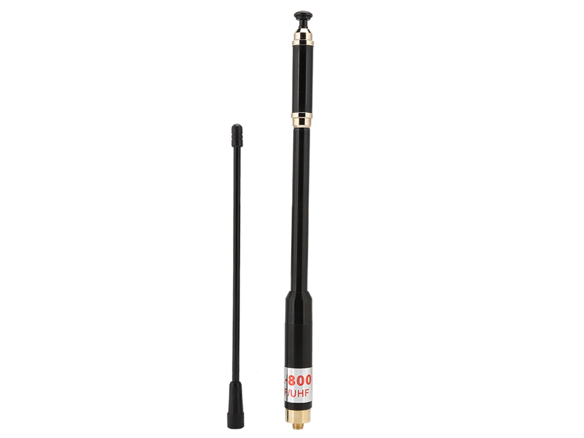 Antena Al800 Para Radio Portátil Bidireccional Uv De Doble Banda Y Alta Ganancia (conector Hembra)