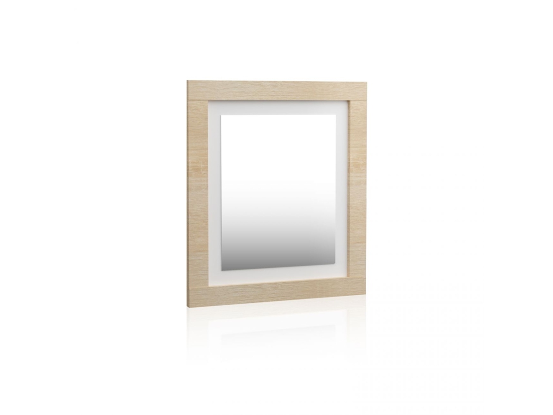Espejo rectangular Kira Cambria - Blanco 75 x 90 x 3,5 cm