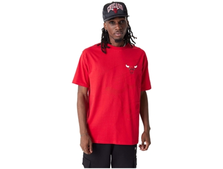 Camiseta de Hombre NEW ERA Corta Nba Chicago Bulls Lifestyle Rojo (S)