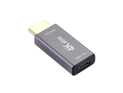 Adaptador Usb-c Hembra A Hdmi Macho 4k60hz Hd, Compatible Con Smartphones Y Ordenadores, Doble Estabilidad, Sin Parpadeo.