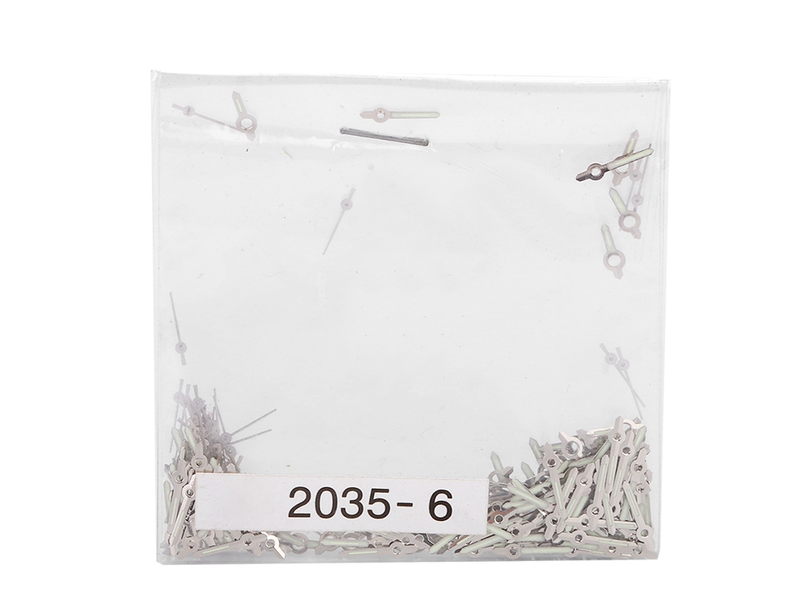 Agujas De Reloj Luminosas Plata Para Movimiento 2035 Hora Minuto Segundo