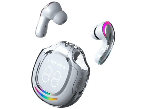 Auriculares Inalámbricos Bluetooth 5.3 Auriculares Intrauriculares con Estuche de Carga Inalámbrica Led Power Display Control Táctil Micrófono CHRO...