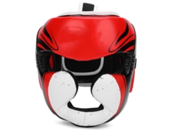 Casco de boxeo Bn Sanda Muay Thai MMA L-rojo