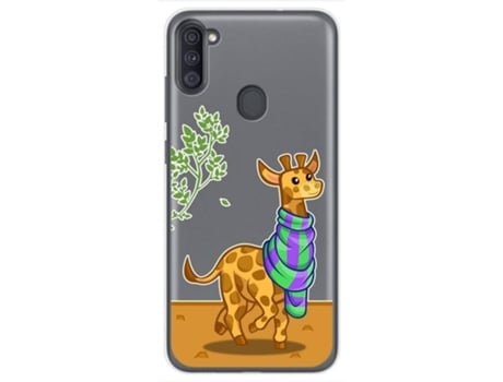 Carcasa Samsung Galaxy M11 TUMUNDOSMARTPHONE Dibujos Transparente Multicolor