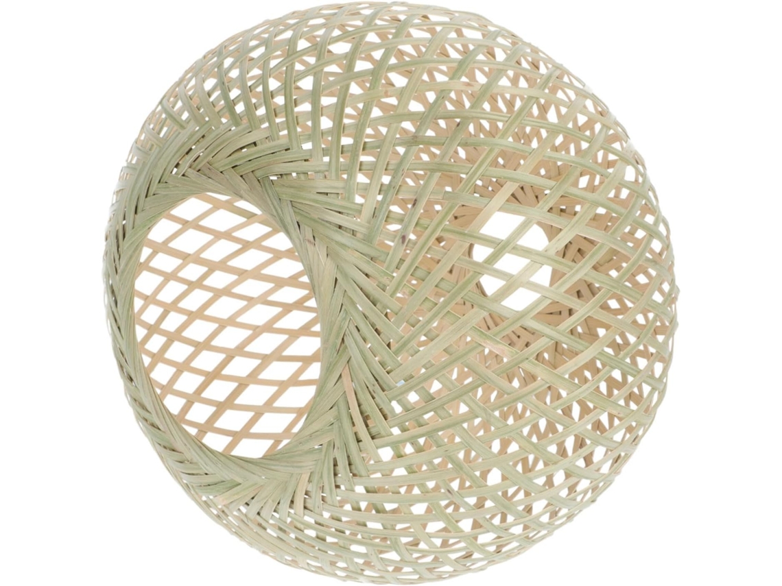 Lámpara De Bambú Trenzado Sencilla Para Decoración Del Hogar, Estilo Chino.