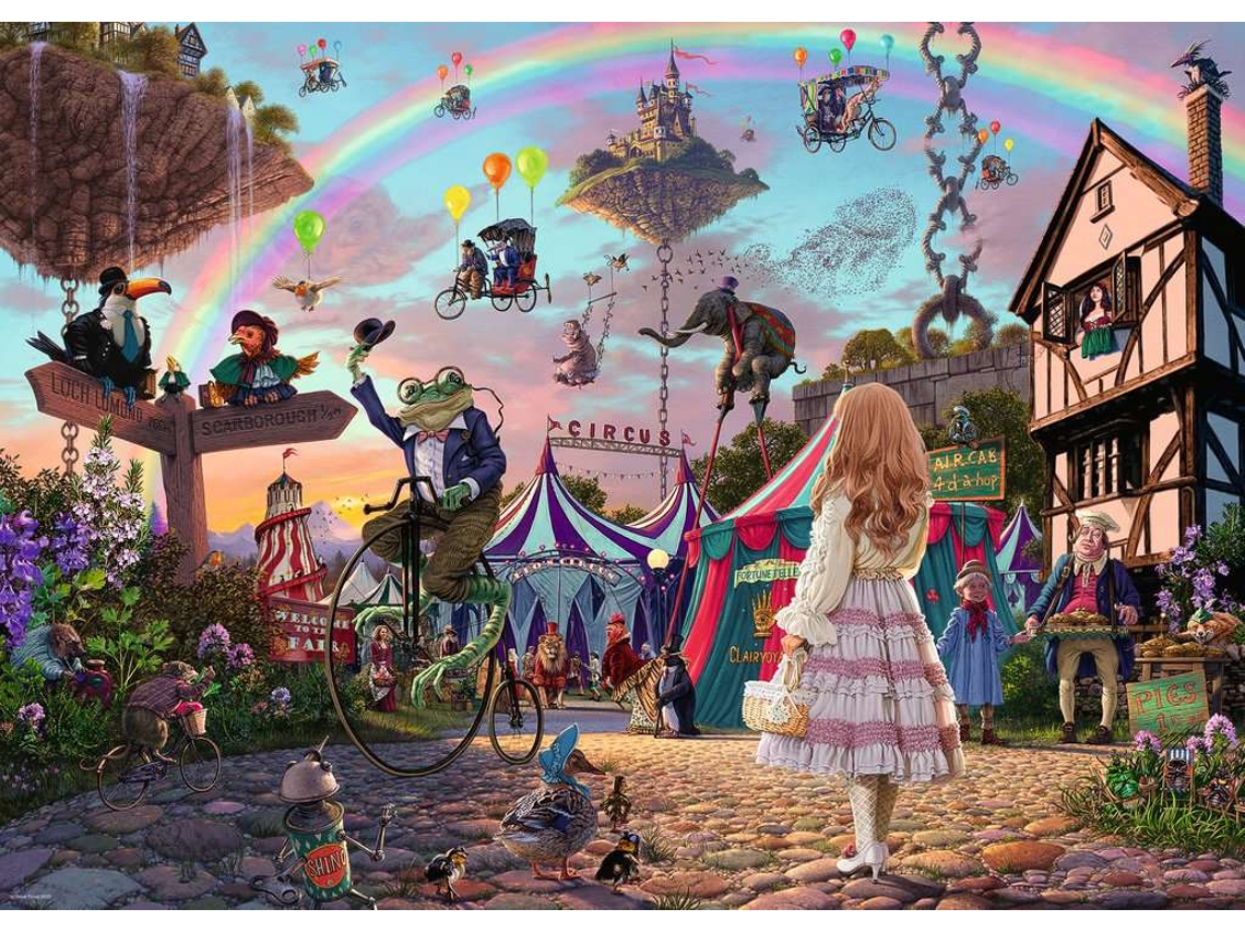 Rompecabezas Ravensburger Look Find n.° 2 - Magic Circus - 1000 piezas