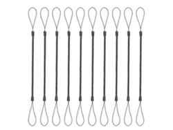 Conjunto De 10 Cordões Elásticos Espirais Anti-perda Para Canetas, Suporte Retrátil Para Tablets, Cordão De Plástico Para Prender Canetas Em Pran
