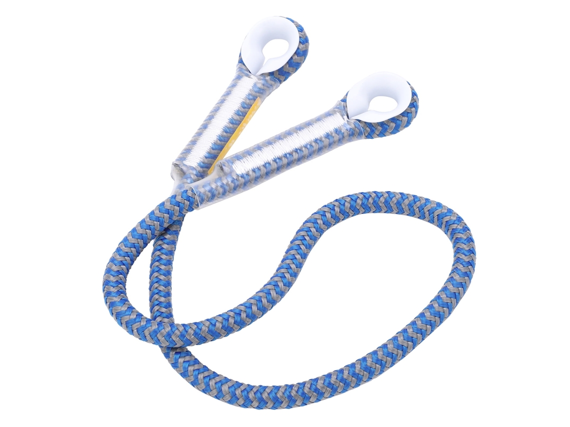 Cordón De Rescate Para Escalada En Roca Profesional, Con Ojal Protector, Cuerda De Rapel (azul, 80 Cm)