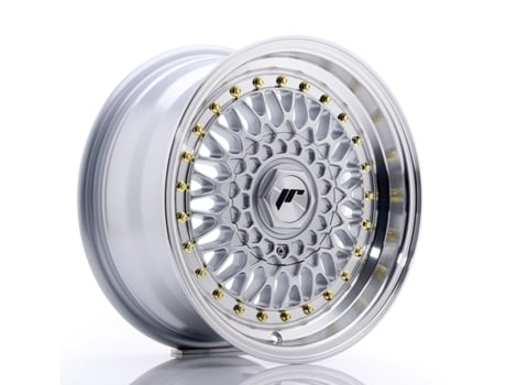 Llanta Japan Racing Jr9 15''X7 Et 20 4X108 4X100 Cb 74,1 Silver