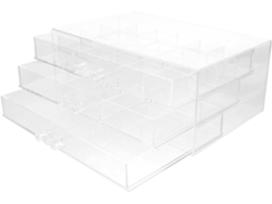 Almacenamiento Transparente Cajones Múltiples Compartimentos Diseño Sencillo Ps Joyas Accesorios Oficina