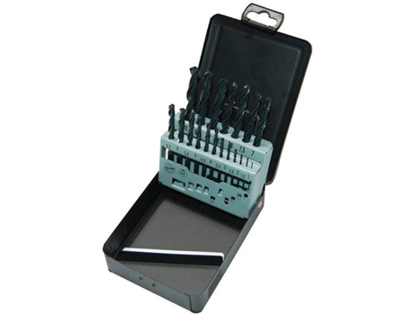Estuche de Metal con 19 Brocas MILWAUKEE HSS-R