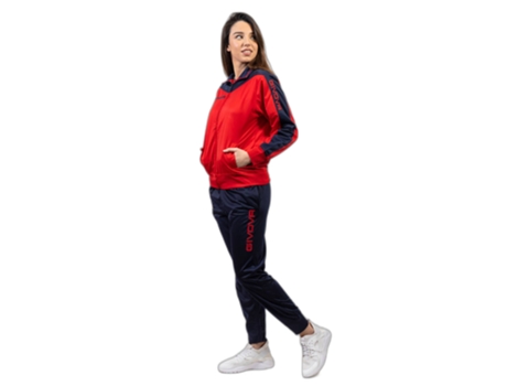 Chándal para Mujer GIVOVA (3XL - Rojo)