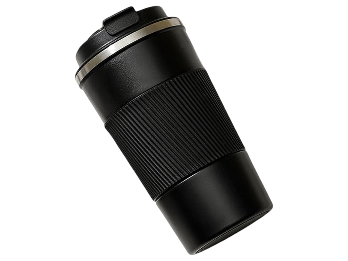 Vaso de vino térmico de acero inoxidable de 2 capas con tapa, reutilizable, para café y vino KOFIHETY