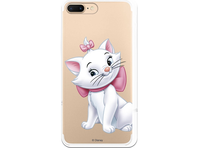 Carcasa iPhone 7 Plus, 8 Plus DISNEY Aristogatos Marie Gris