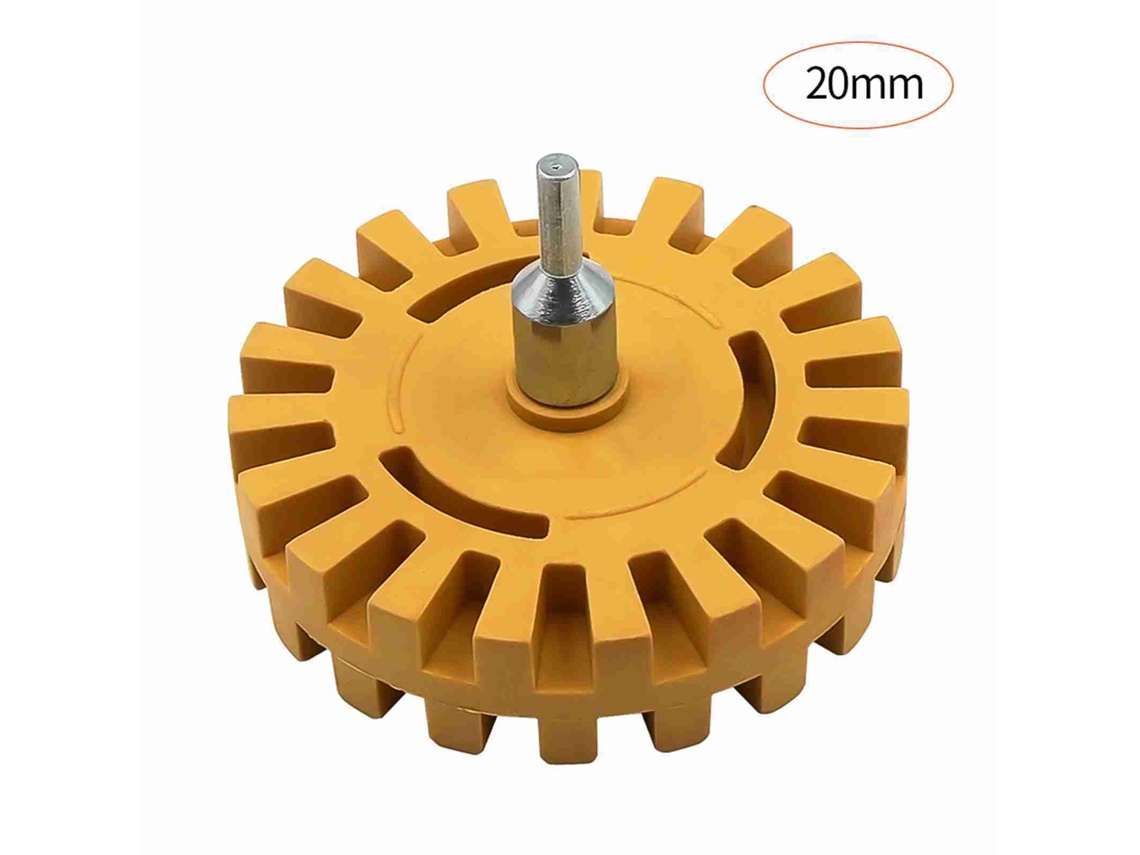 Rueda Neumática De Goma Para Quitar Calcomanías Y Pegatinas De Automóviles, 4 Pulgadas, 4000 Rpm