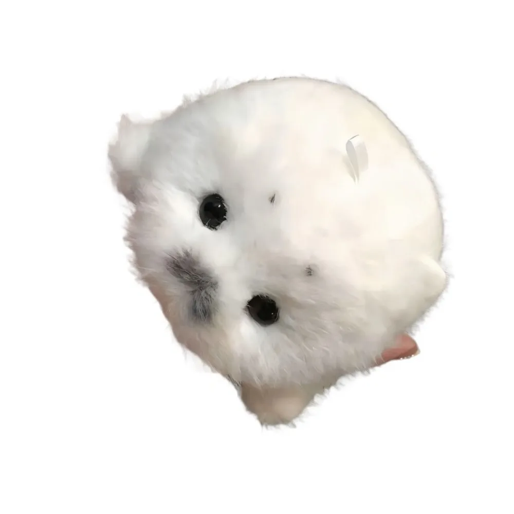 Precioso colgante con forma de foca bebé de estilo dibujos animados, fabricado en material suave y presentado en una bolsita. MDUG (blanco)