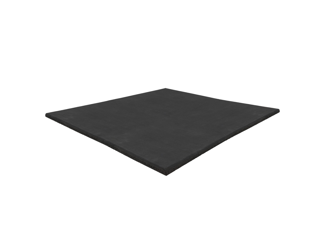 Baldosa Deportiva Negra Para Suelo - 100x100 Cm - 15 Mm - Epdm