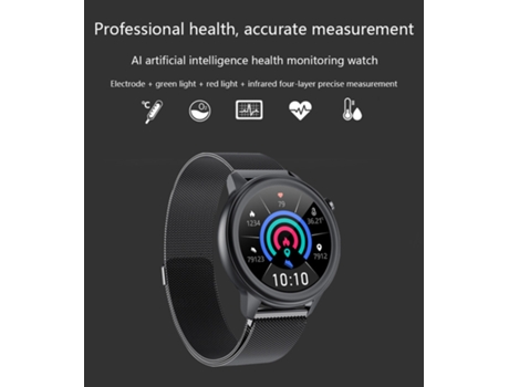 Smartwatch, pantalla táctil HD de círculo completo de 1,3 pulgadas, resistente al agua IP68, rojo CHRONUS