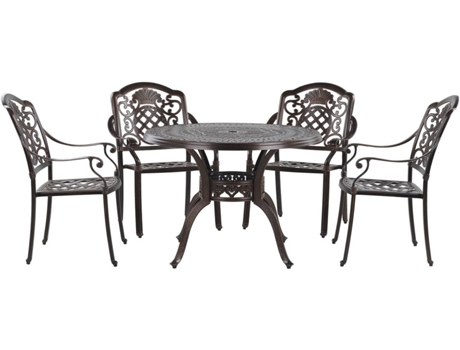 Conjunto de jardín marrón BELIANI Salento