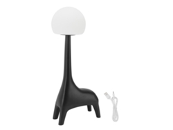 Lámpara De Mesilla De Noche Con Diseño De Ciervo, Bluetooth, Regulable Y Recargable.