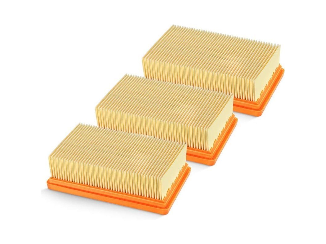 Filtro Plisado Para Aspiradoras Karcher Mv4, Mv5, Mv6, Wd4, Wd5, Wd6, Wd4p, Wd5p Y Wd6p