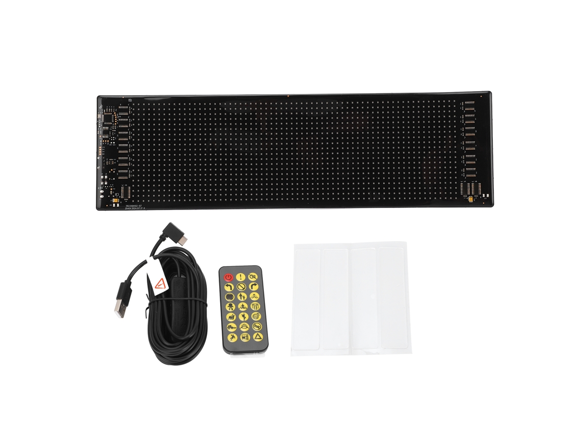 Veloriskku-painel Led Matriz Programável 20x64 Pixels Impermeável Ip65 Usb 5v Bluetooth Para Publicidade Loja