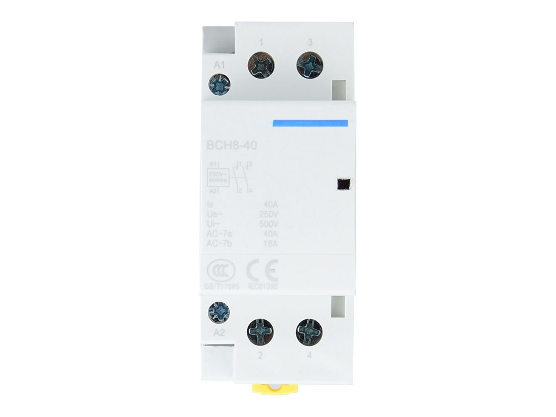 2026velora-contactor Ac Doméstico De Bajo Consumo 2p 40a 1no1nc 24v Rail Din 50/60hz