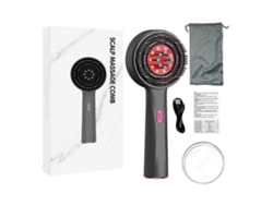 Masajeador capilar con terapia de luz roja, cepillo para el crecimiento del cabello, aplicador de aceite y estimulación LED GOKOCO