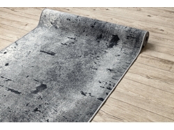 Alfombra de Pasillo con Refuerzo de Goma Marl Hormigón, Gris 67 cm