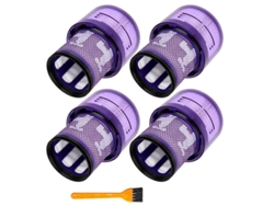 Pieza de repuesto de filtro Hepa de 4 piezas para aspiradora inalámbrica Dyson V11, accionamiento de torsión y filtros V11 con herramienta de limpieza