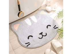 Alfombrilla De Baño Para Gatos (gris - 50 X 60 Cm)*
