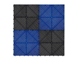 Placas meta de polipropileno con canales de ventilación y bordes Negro (120 unidades) y Azul (120 unidades) Monstershop (240 unidades)