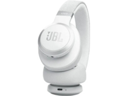 Auriculares Inalámbricos Bluetooth JBL Live 770NC (over ear - Micrófono - noise cancelling - blanco)
