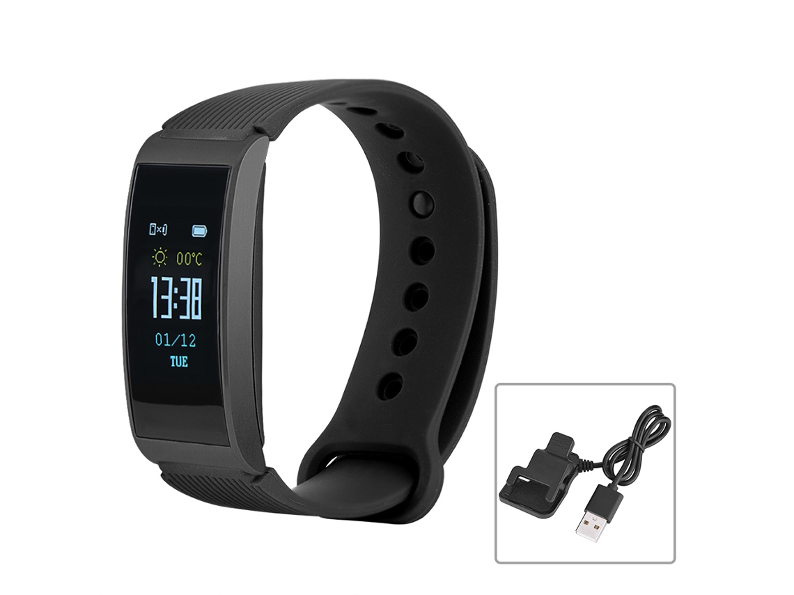 Pulsera Inteligente Microwear Con Monitor De Frecuencia Cardíaca Ip68 Y Correa De Silicona Para Fitness