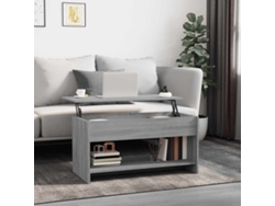 Mesa De Centro | Mesa De Café | Mesa De Salón Madera De Ingeniería Gris Sonoma 102x50x52,5 Cm