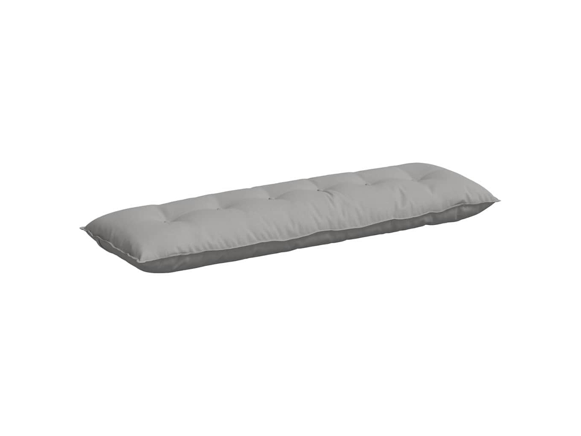Cojín De Espalda Gris Nube 160 X 19 X 50 Cm Tela