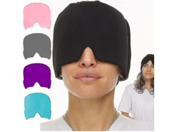 Capucha De Terapia Con Gel Frío/caliente Para El Alivio Del Dolor De Cabeza, Migraña, Presión Y Sinusitis.