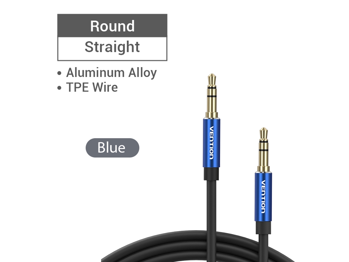 Cable auxiliar de 3,5 mm macho a macho para coche, auriculares, iPhone, MP4, portátil, nuevo Baxl