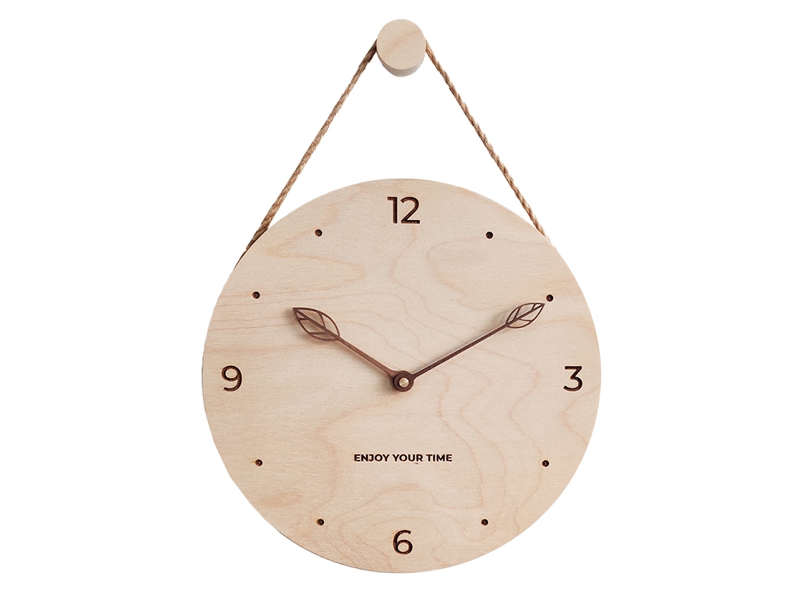 Reloj de pared silencioso de 12 pulgadas, decoración retro y simulación de vida Kofihety