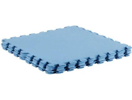 Pool Improve Protector de suelo de piscina 8 piezas azul 50x50 cm