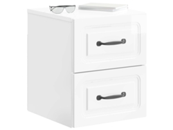 Maison Exclusive - Mesita De Noche De Pared 2 Pcs Brillante 34,5 X 33 X 40 Cm