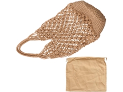 Paquete De Algodón Tejido Vintage Y De Moda Ciieeo, Cubo De Paja Calado, Resistente Al Desgaste Y Fácil De Usar.